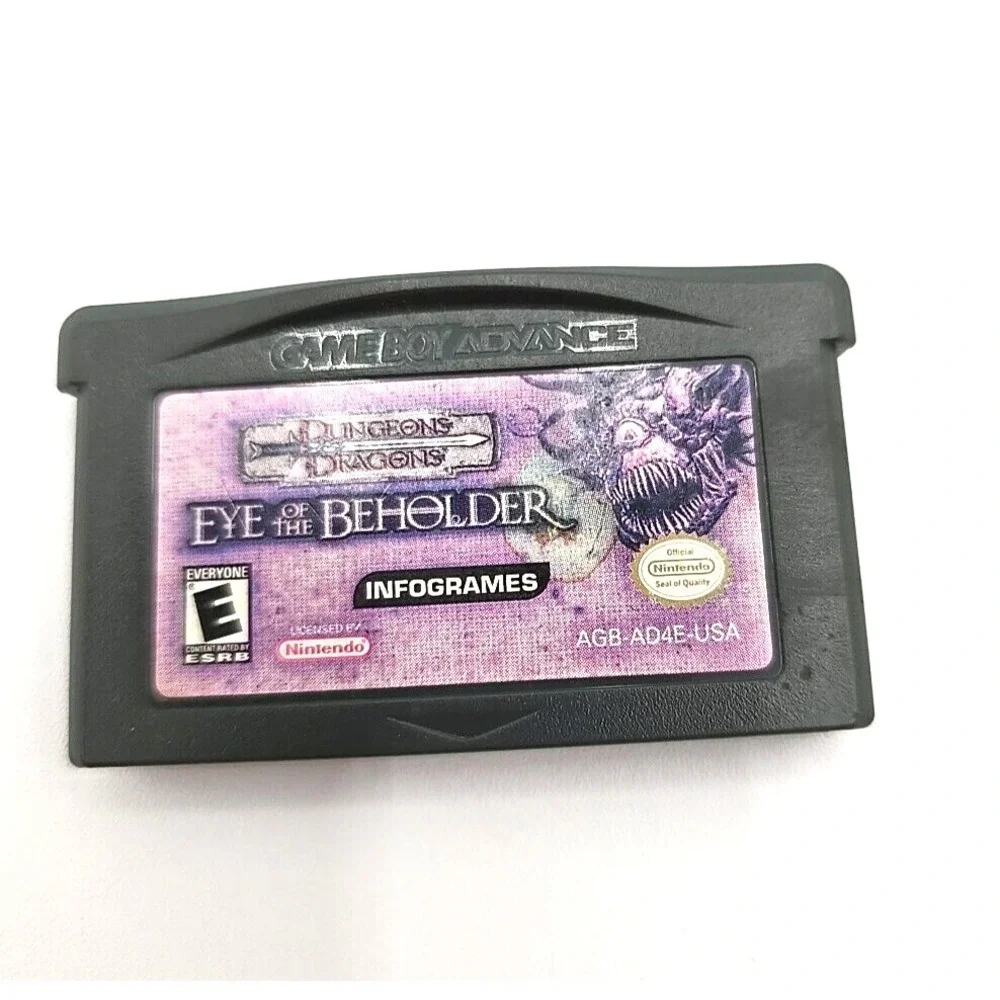 Dungeons & Dragons Eye of the Beholder GBA Nintendo Game Boy Advance 2002